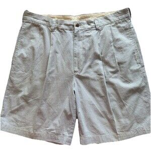 Brooks Brothers Seersucker Shorts Striped Casual Summer Mens Size W35 x 8.5”